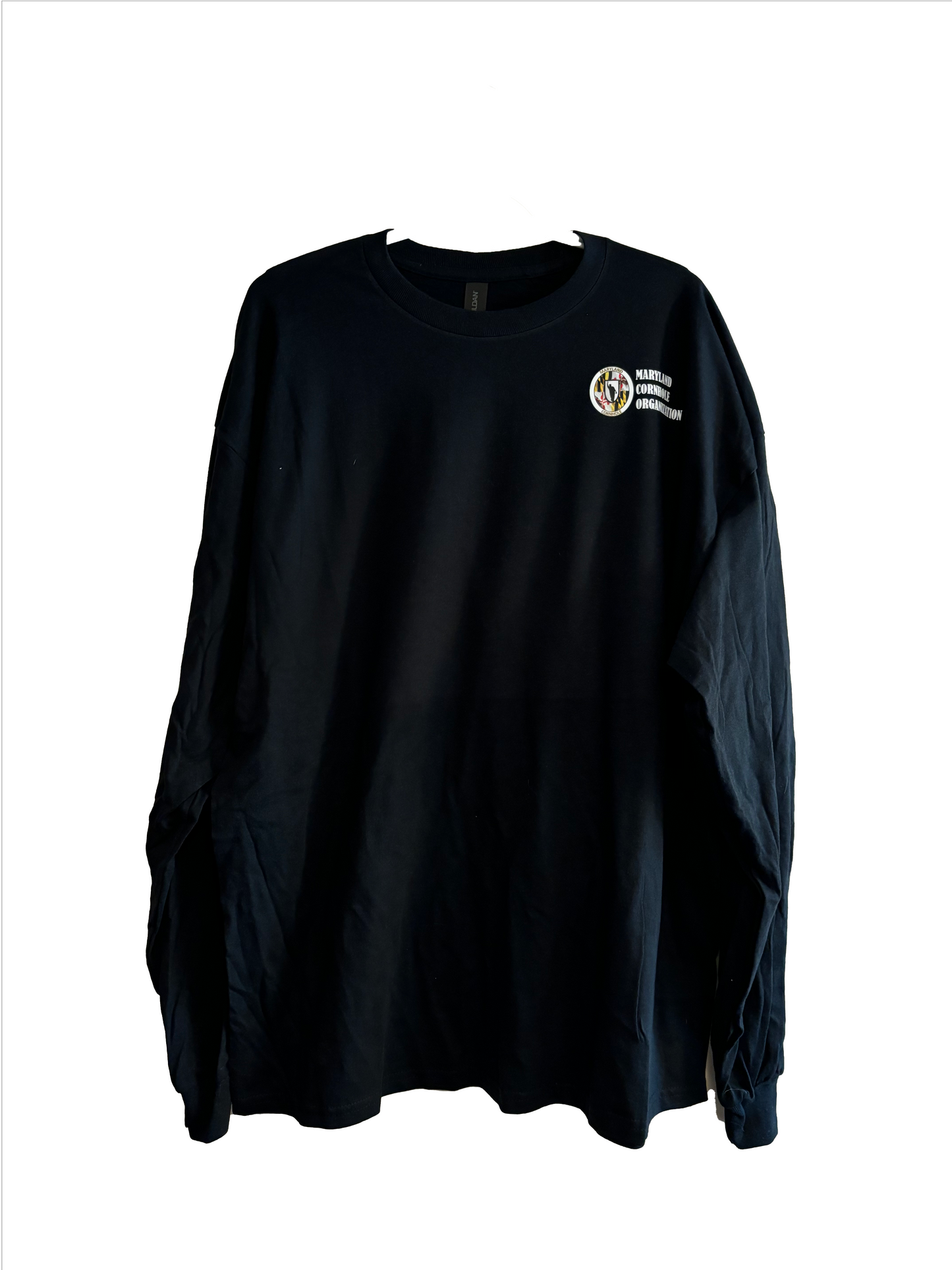Maryland Cornhole Black Long Sleeve Shirt