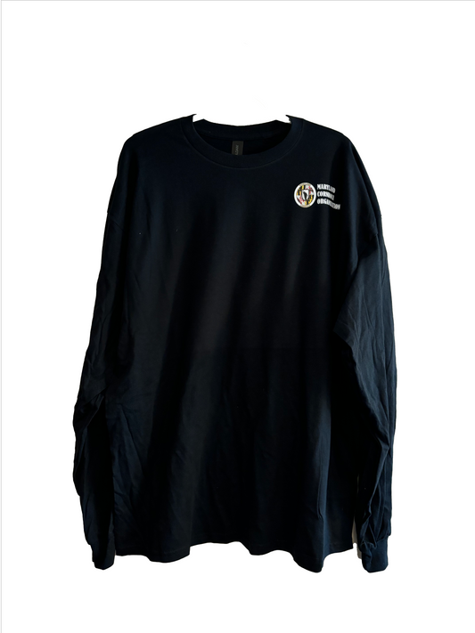 Maryland Cornhole Black Long Sleeve Shirt